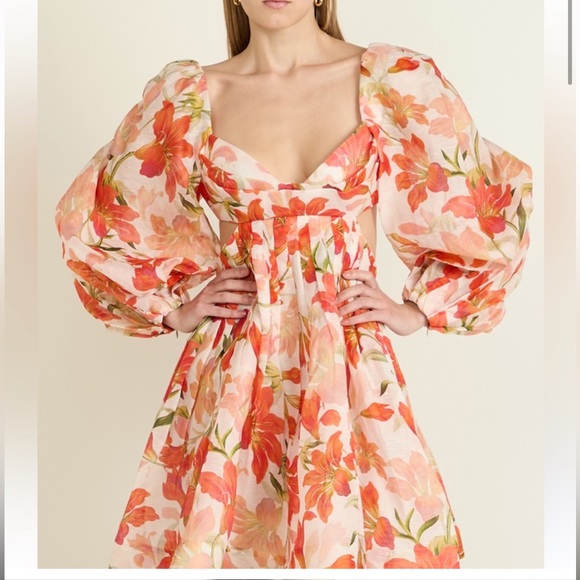 NWOT Zimmermann linen silk dress - Picture 6 of 13